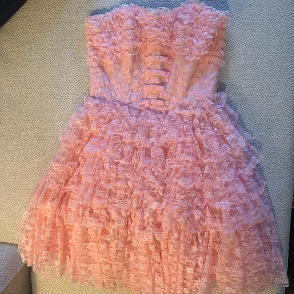 Betsey Johnson Strapless Empire Waist Dress - Picture 4 of 8